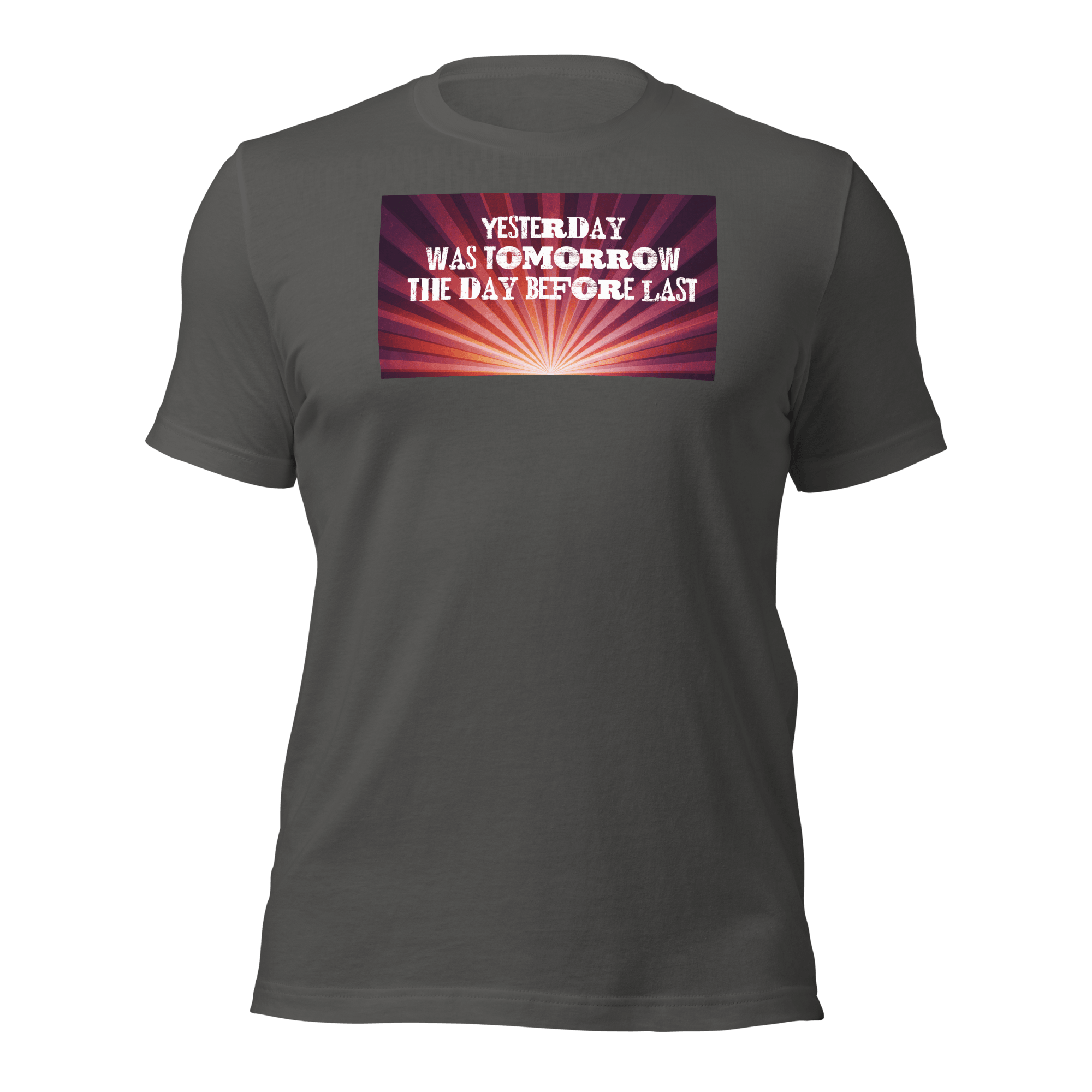 Yesterday Was Tomorrow Unisex t-shirt VAWDesigns