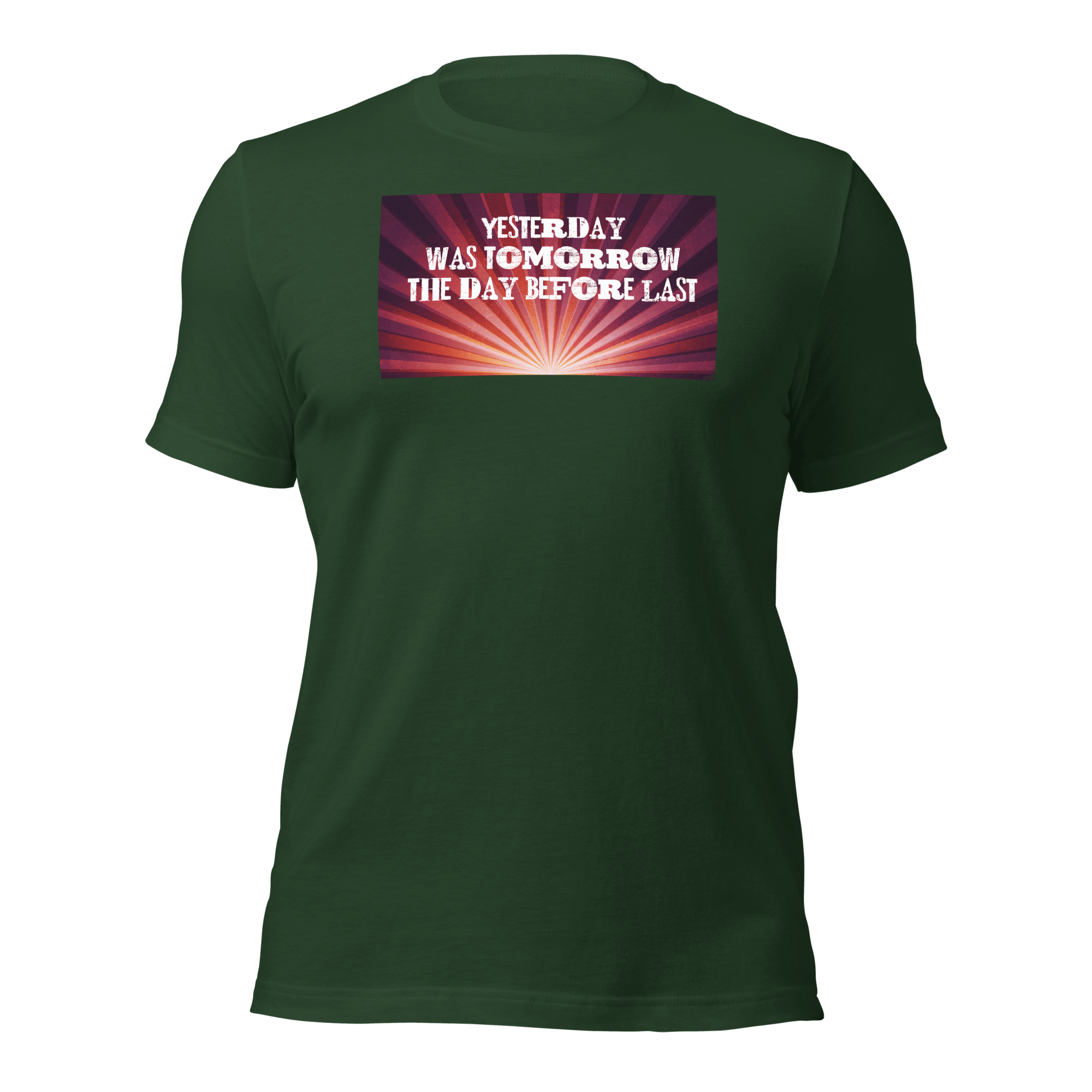 Yesterday Was Tomorrow Unisex t-shirt VAWDesigns