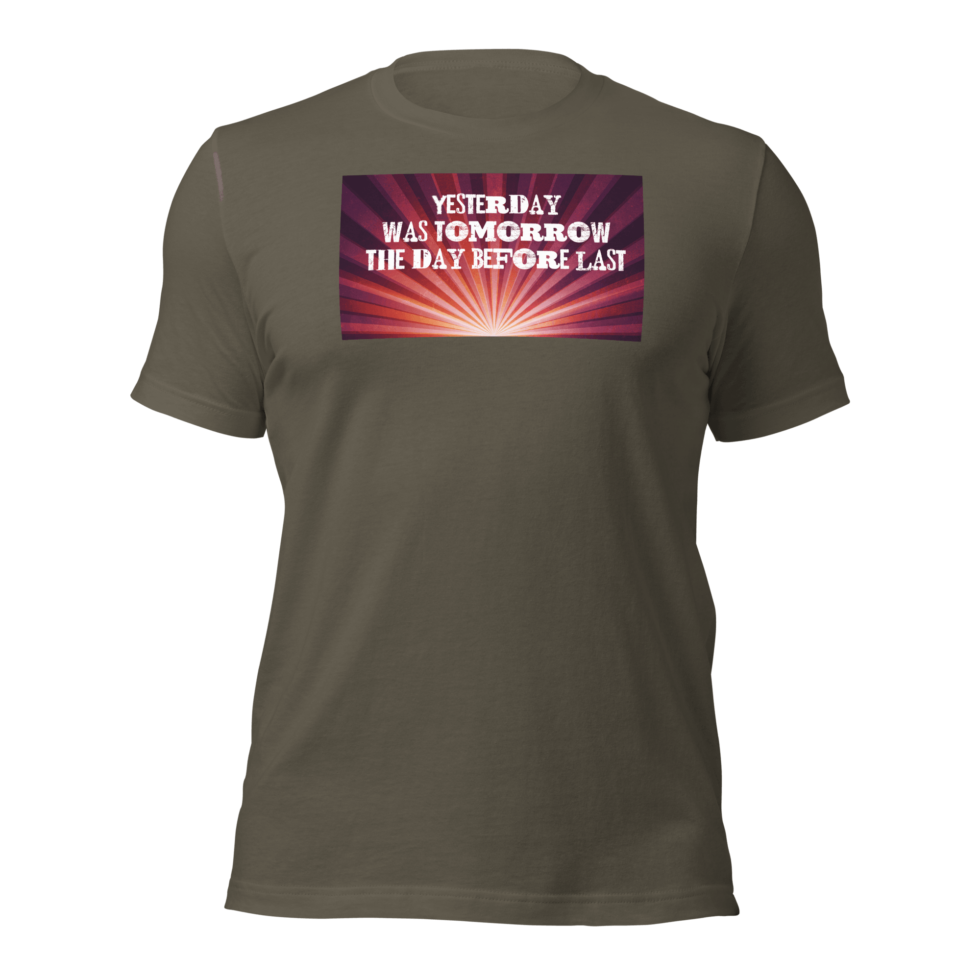 Yesterday Was Tomorrow Unisex t-shirt VAWDesigns