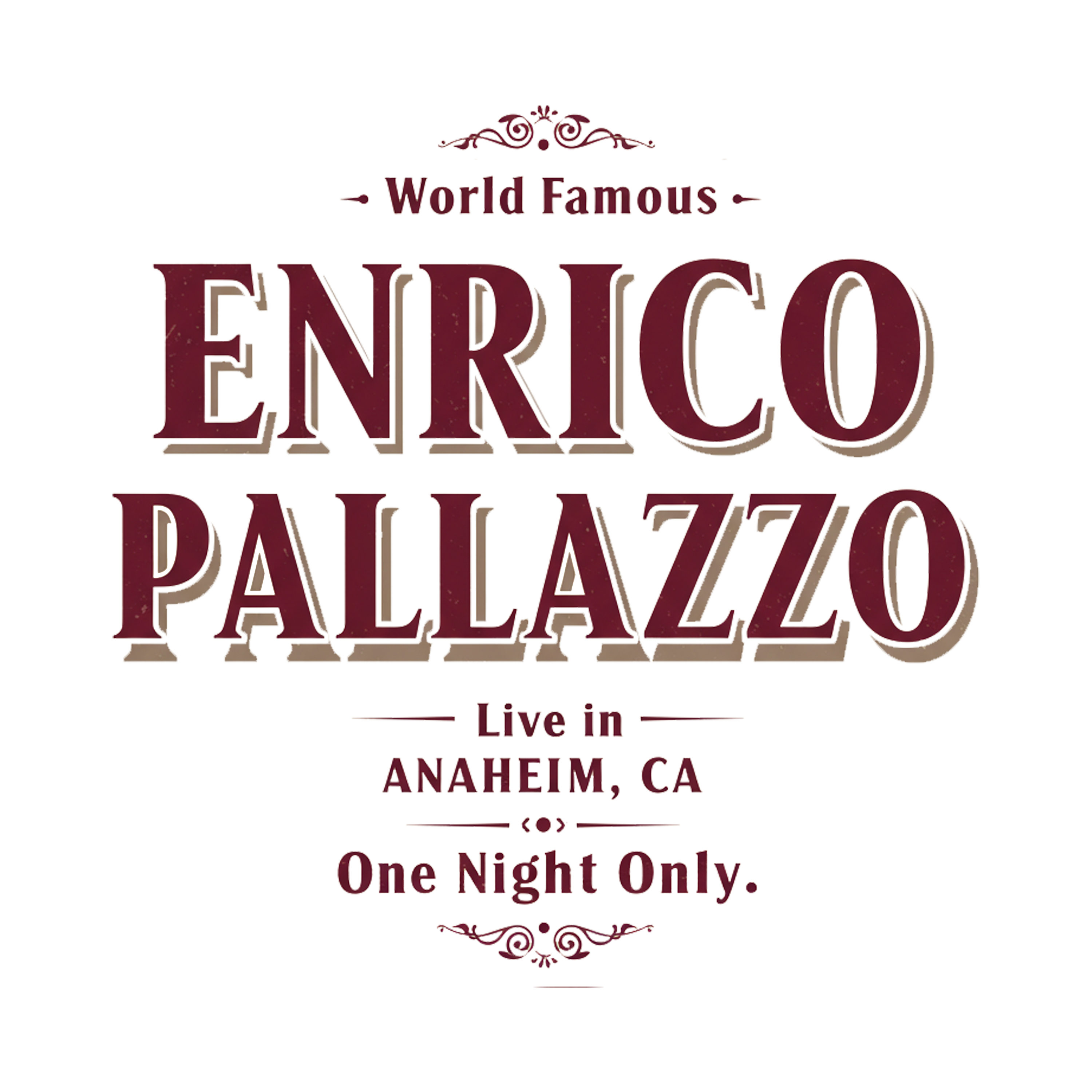 Enrico Pallazzo Live In Anaheim