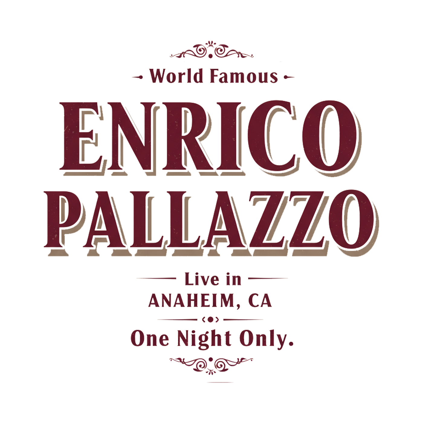 Enrico Pallazzo Live In Anaheim