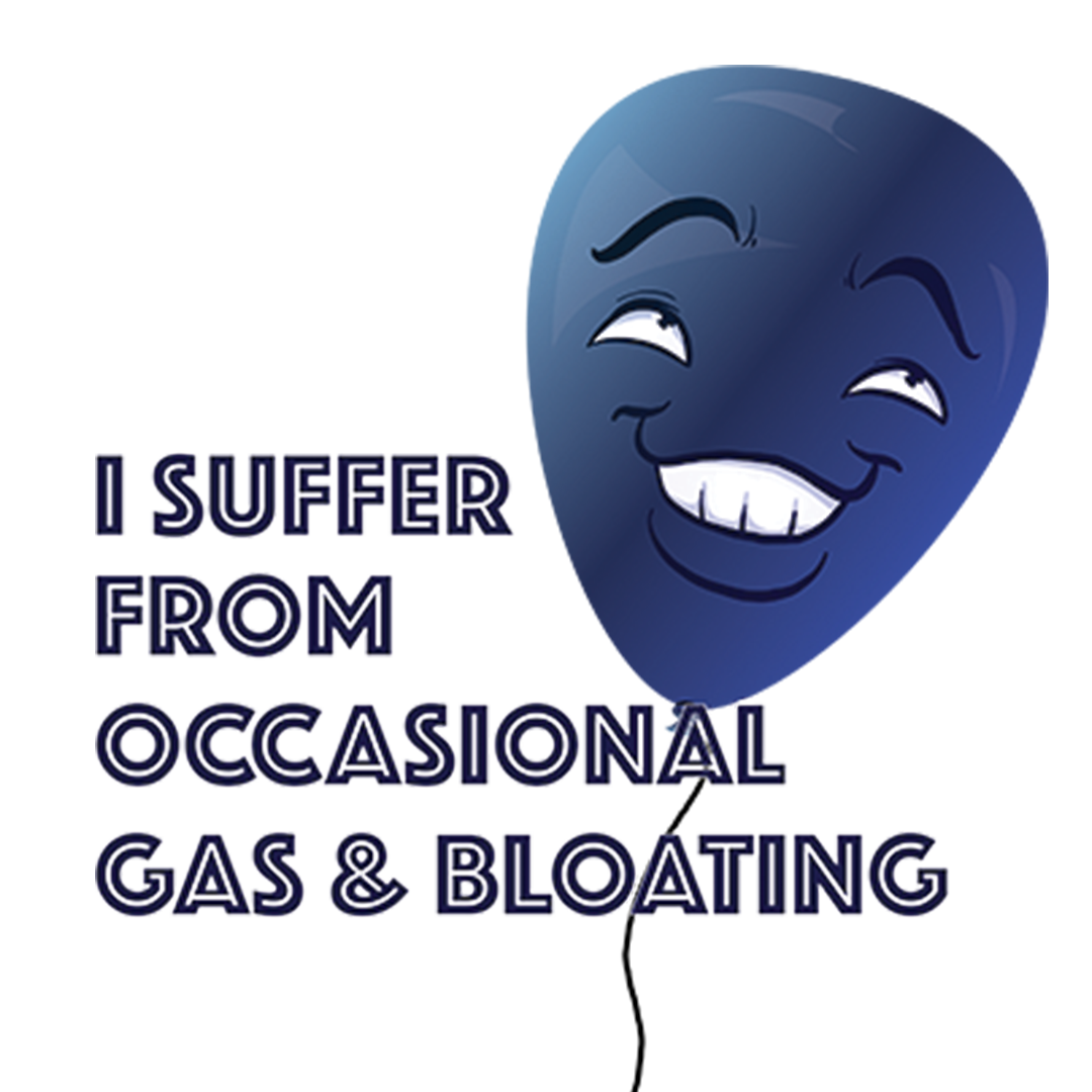 I Suffer From Occasional Gas & Bloating Design