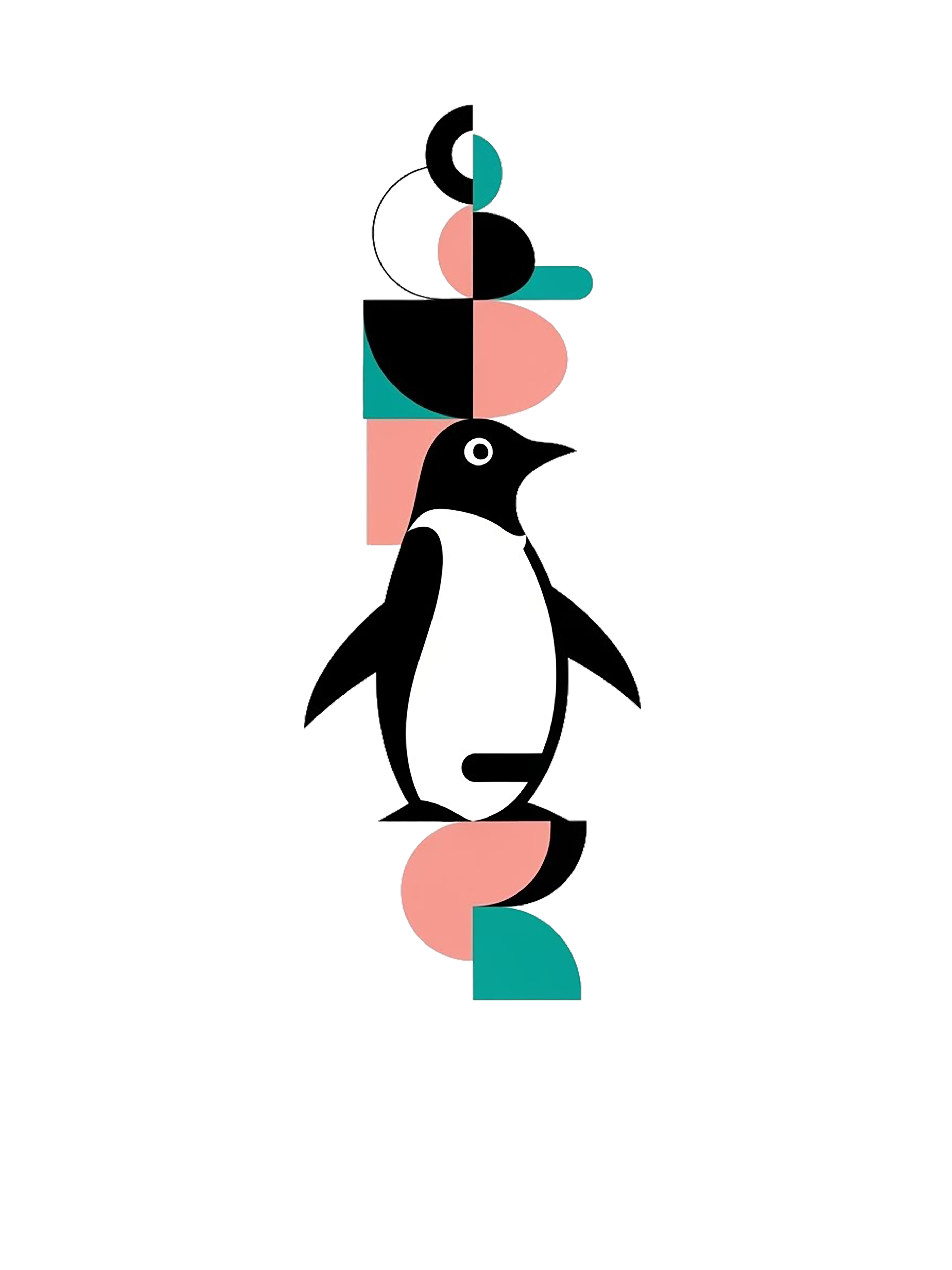 Modern Geometric Penguin