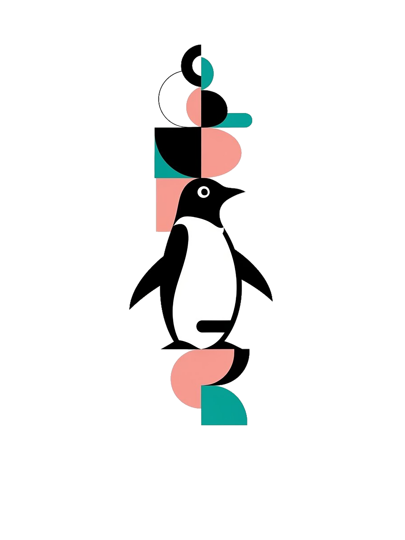 Modern Geometric Penguin