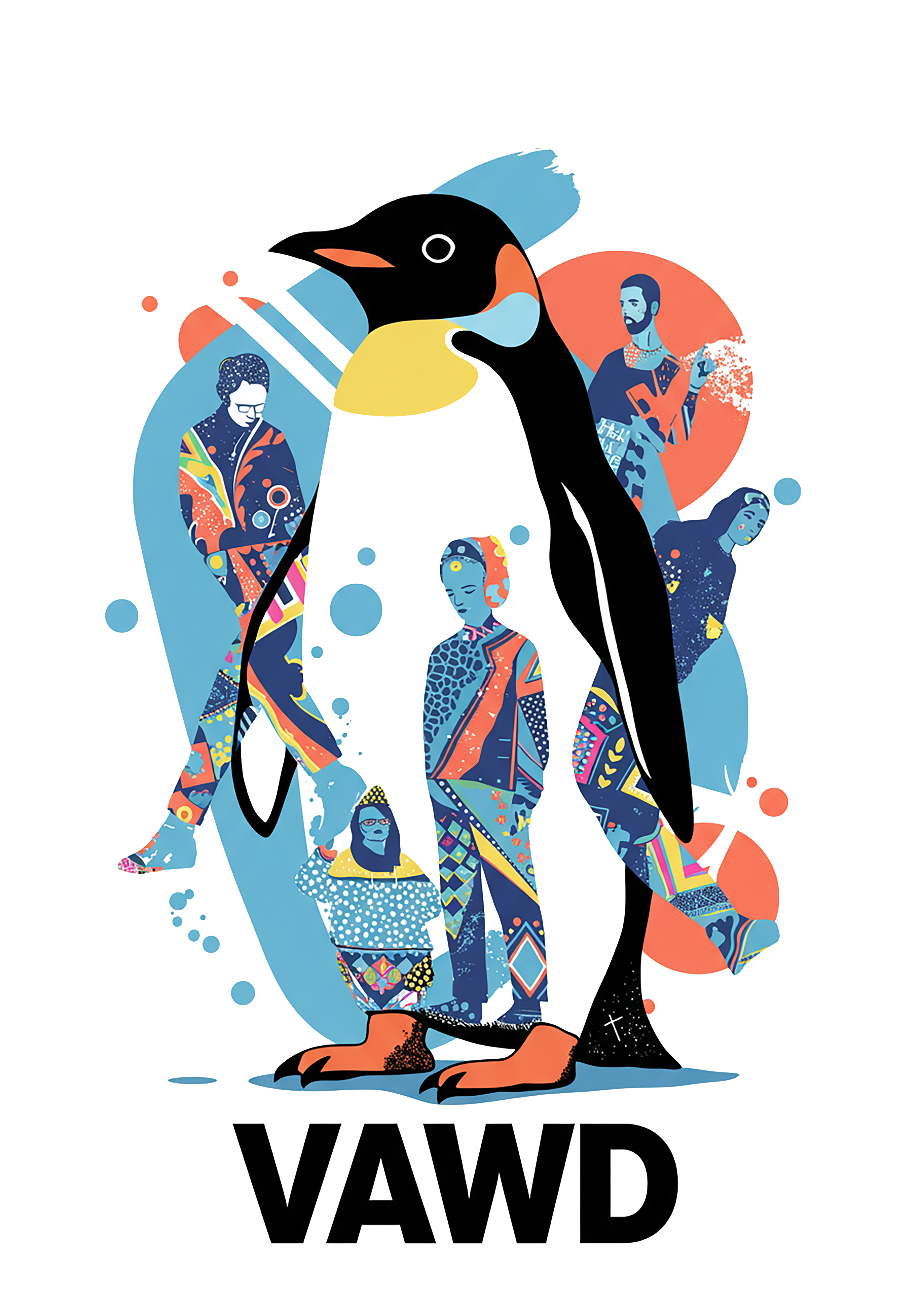 VAWD Psychedelic Penguin