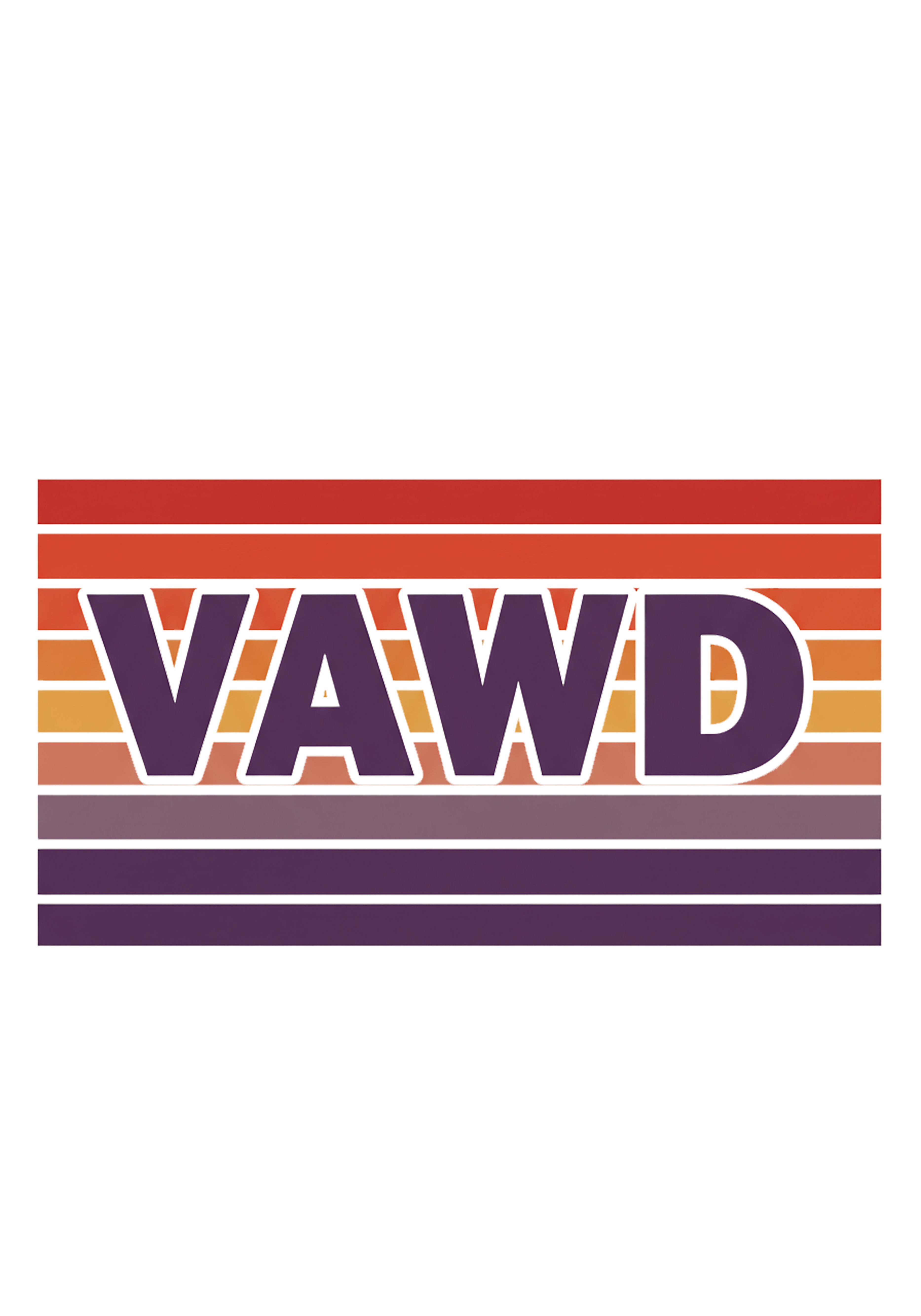 VAWD Sunset Stripe Logo