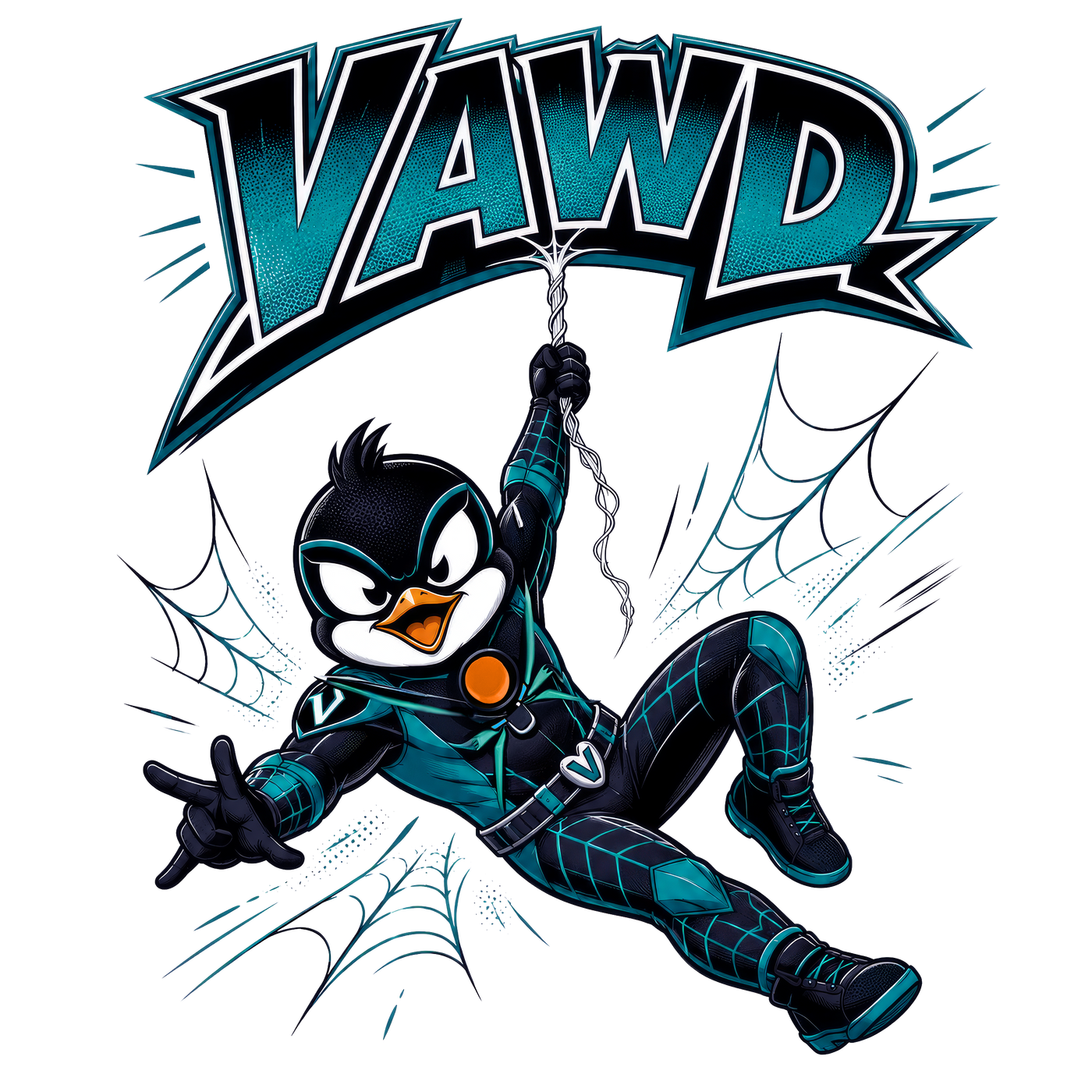Web-Swinging Penguin Design