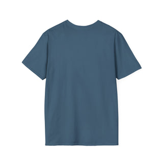 Unisex Wilhelm Scream T-Shirt made from soft cotton in blue color, featuring a classic fit and graphic print for casual wear.