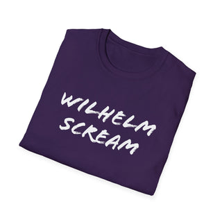 Unisex red T-shirt with a crew neck, made from soft cotton, displaying a clean, simple design suitable for everyday casual style.