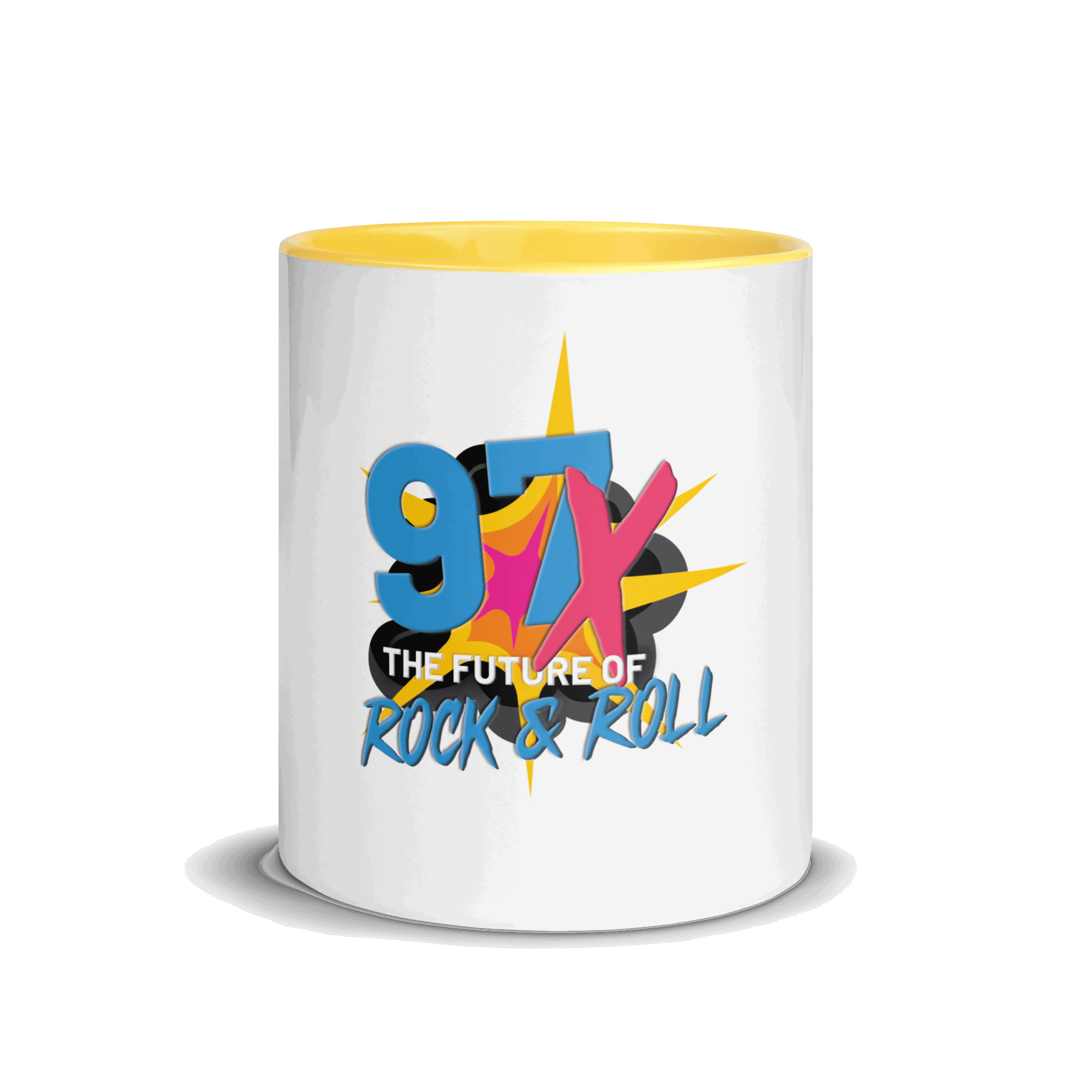 97x The Future Of Rock n Roll Mug with Color Inside VAWDesigns