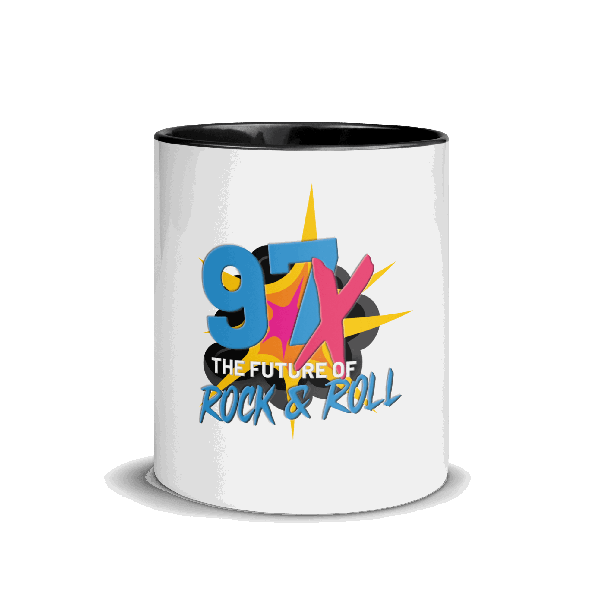 97x The Future Of Rock n Roll Mug with Color Inside VAWDesigns