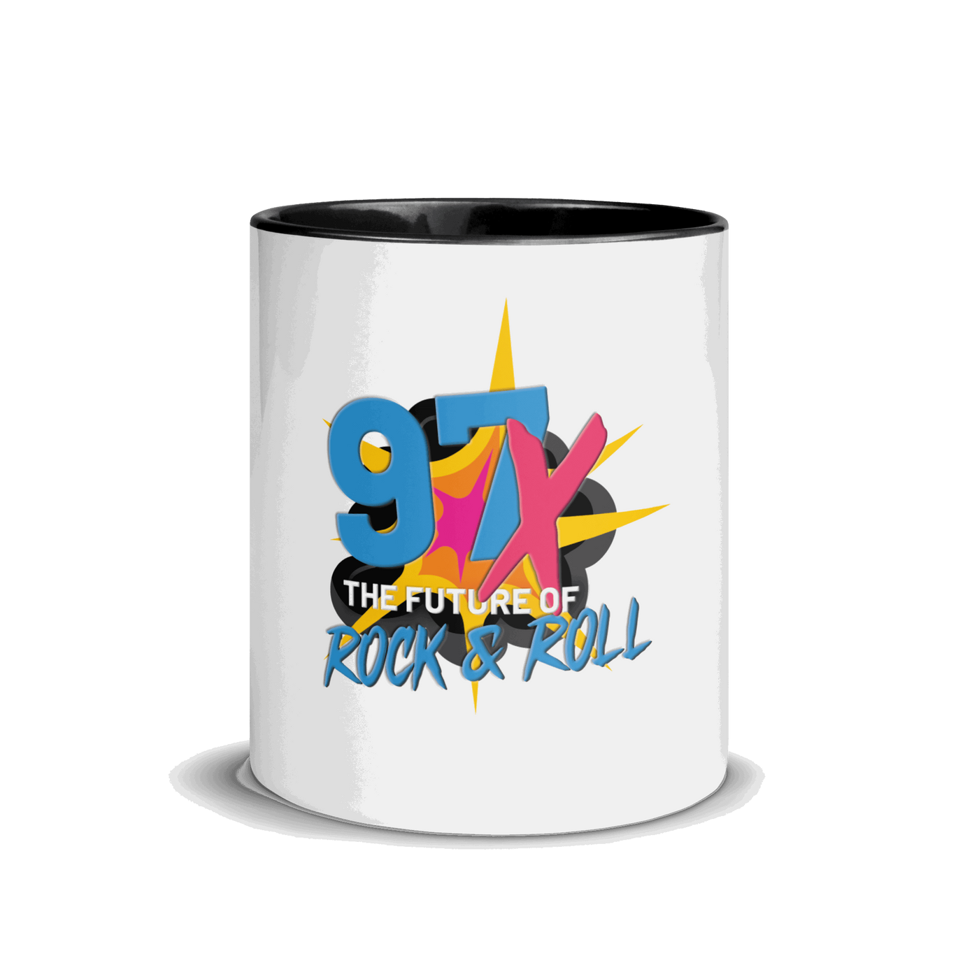 97x The Future Of Rock n Roll Mug with Color Inside VAWDesigns