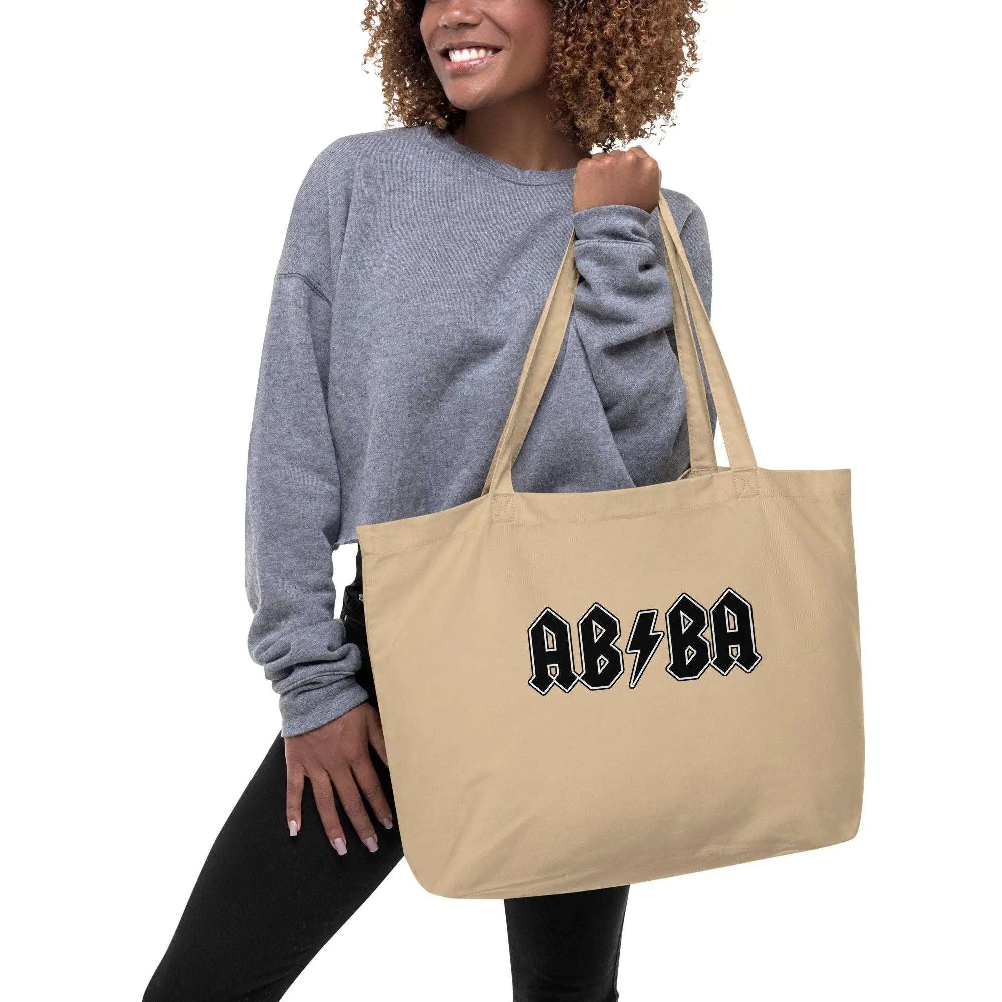 AB/BA Large organic tote bag