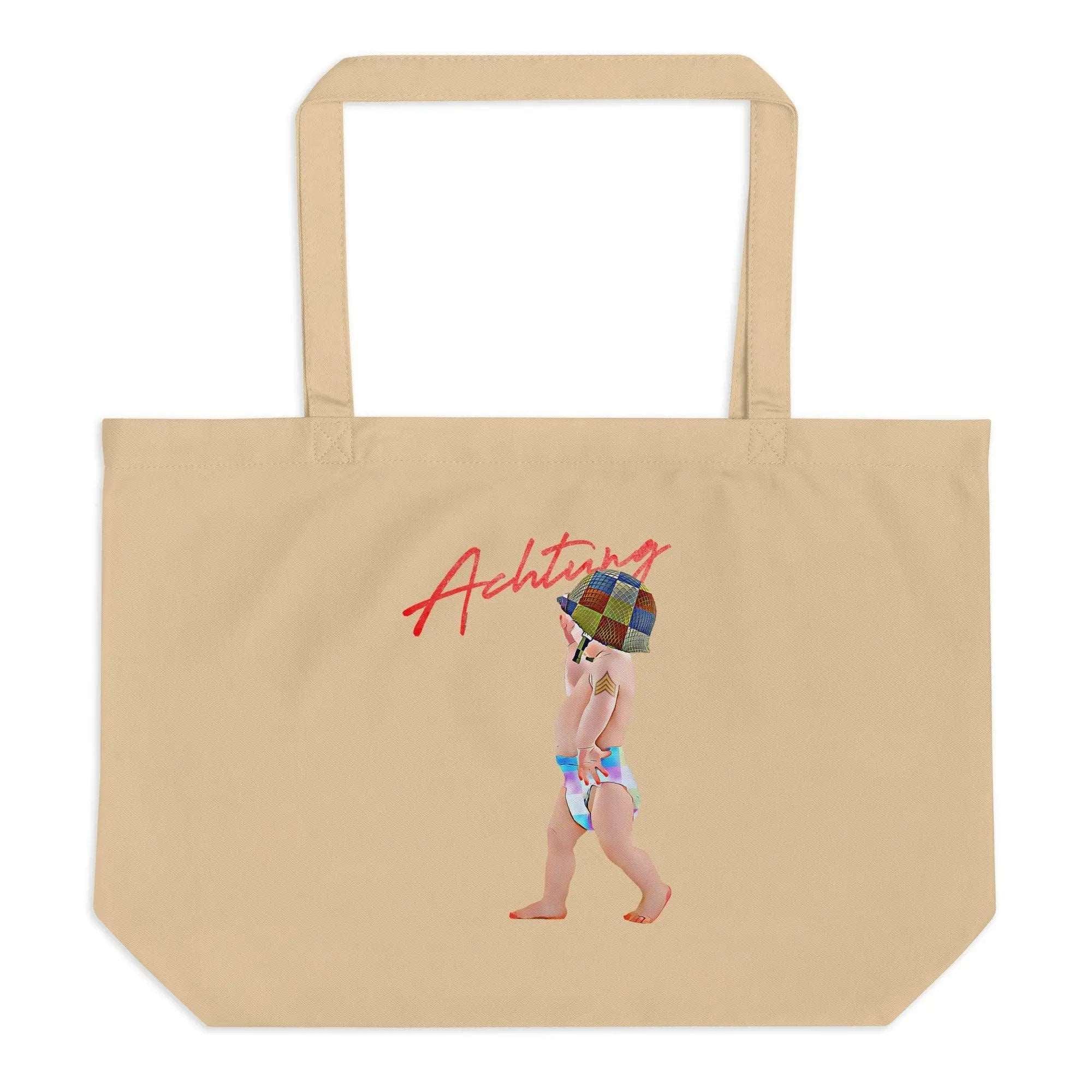 Achtung Baby Large organic tote bag