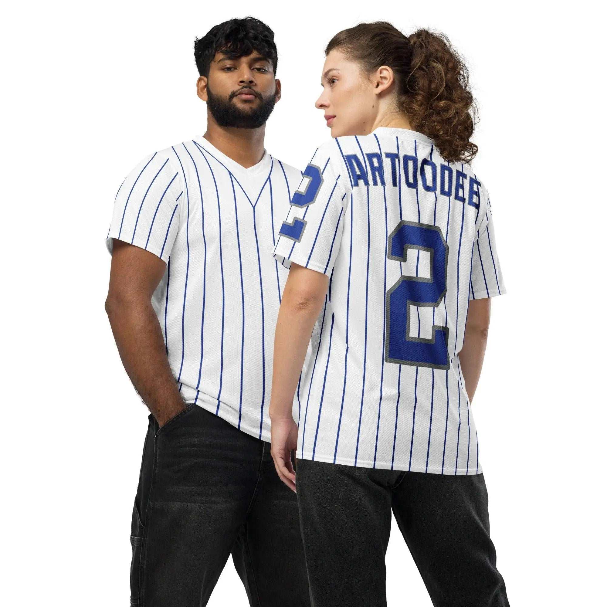 Artoodee #2 Baseball Recycled unisex sports jersey