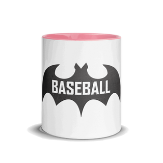 Baseball Bat Mug with Color Inside VAWDesigns