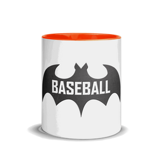 Baseball Bat Mug with Color Inside VAWDesigns