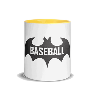 Baseball Bat Mug with Color Inside VAWDesigns