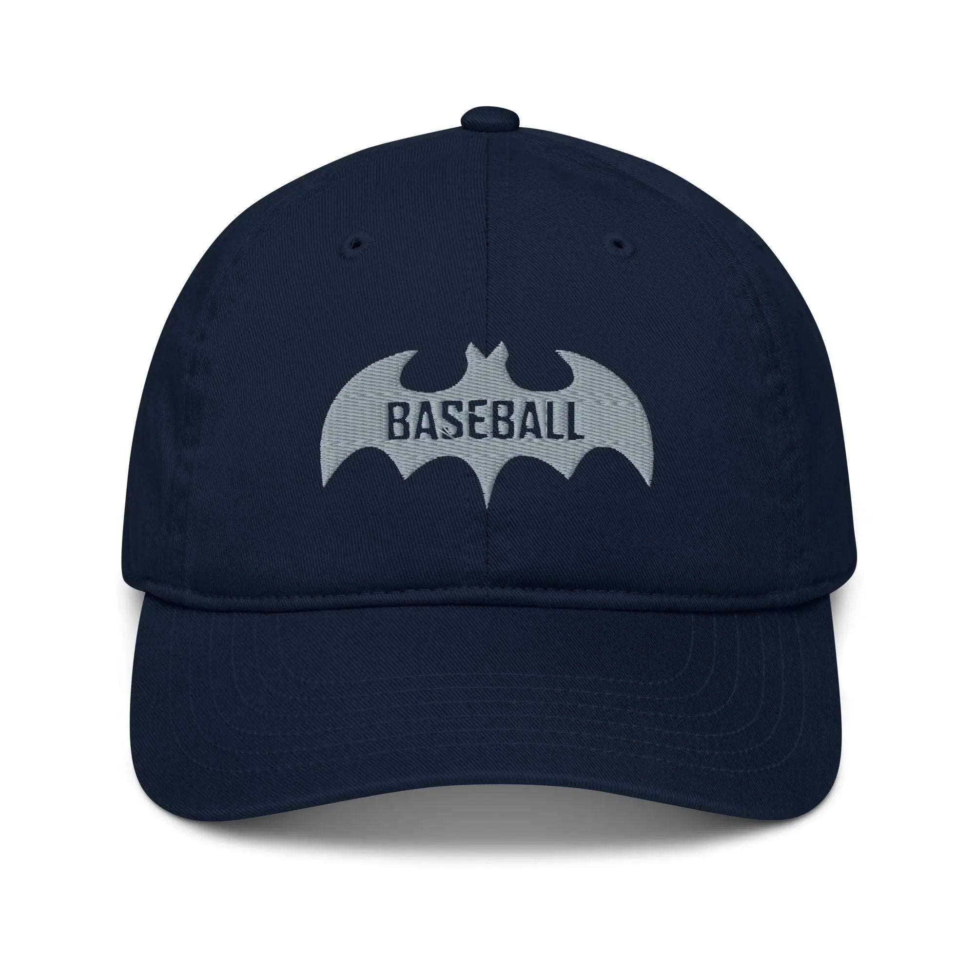 Baseball Bat Organic dad hat VAWDesigns