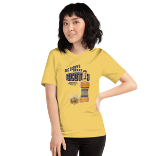 Doc Brown's Great Scotch Unisex t-shirt VAWDesigns