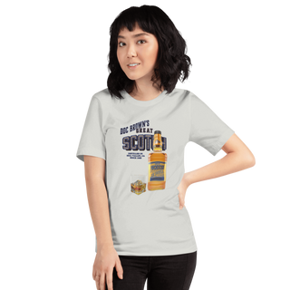 Doc Brown's Great Scotch Unisex t-shirt VAWDesigns