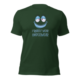 I Rarely Wear Underwear Unisex t-shirt VAWDesigns
