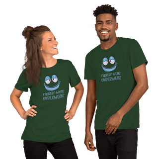 I Rarely Wear Underwear Unisex t-shirt VAWDesigns