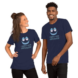 I Rarely Wear Underwear Unisex t-shirt VAWDesigns