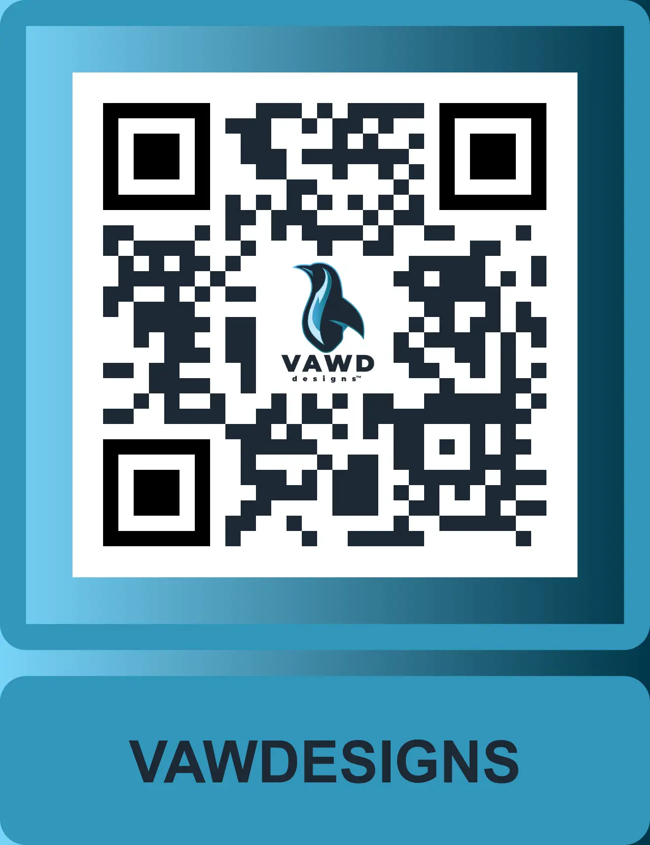 a qr code for vawd designs