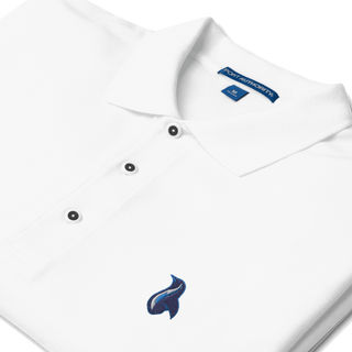 Penguin Logo Men's Premium Polo VAWDesigns