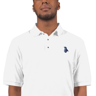 Penguin Logo Men's Premium Polo VAWDesigns
