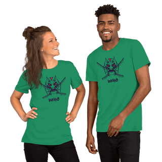 Samurai Demon Unisex t-shirt VAWDesigns