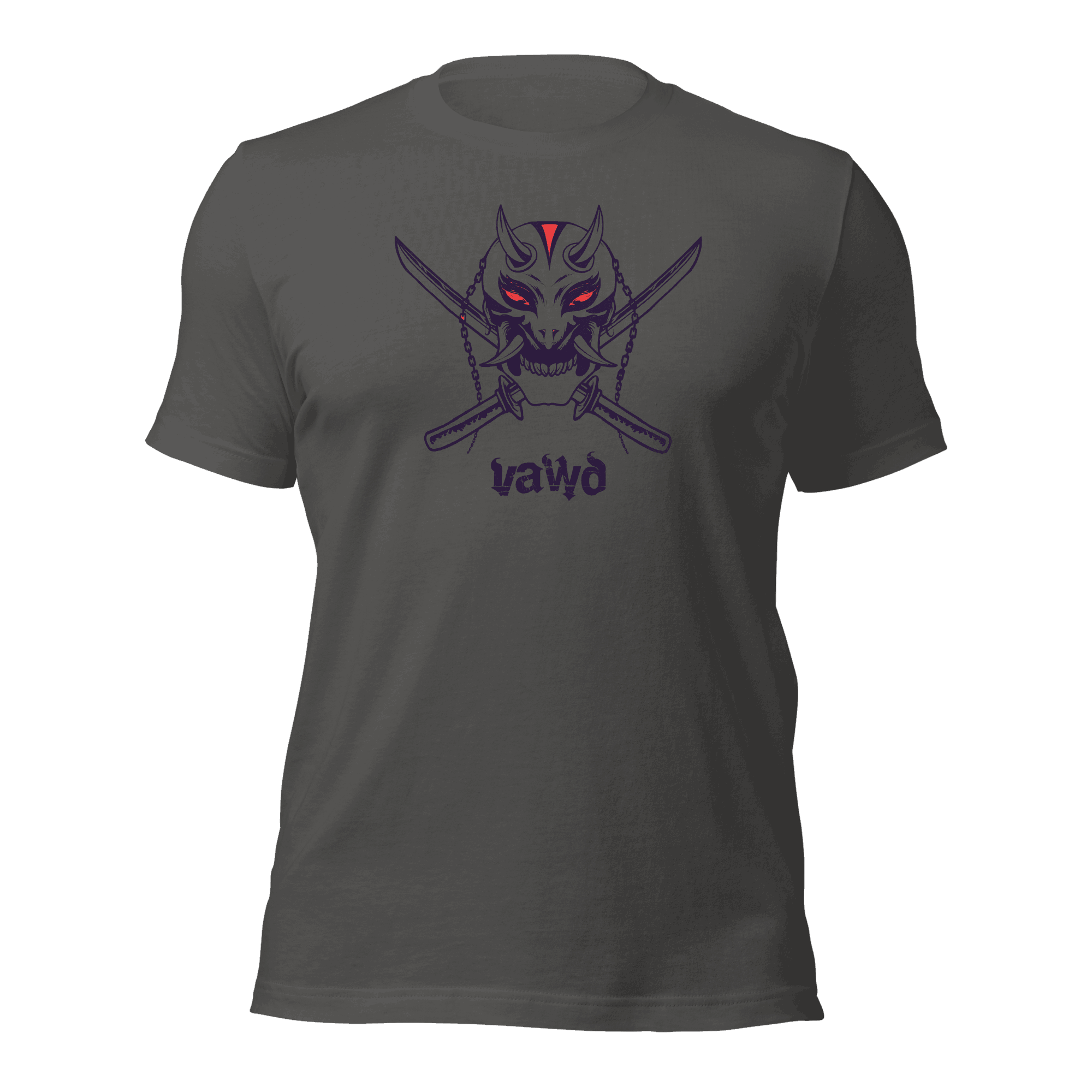 Samurai Demon Unisex t-shirt VAWDesigns