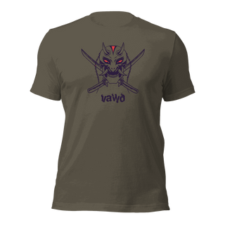 Samurai Demon Unisex t-shirt VAWDesigns