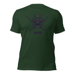 Samurai Demon Unisex t-shirt VAWDesigns