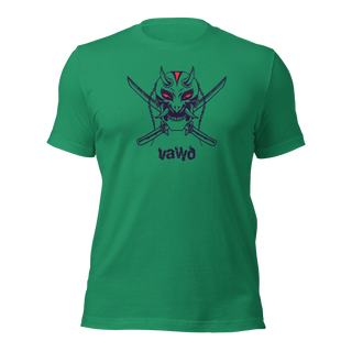 Samurai Demon Unisex t-shirt VAWDesigns