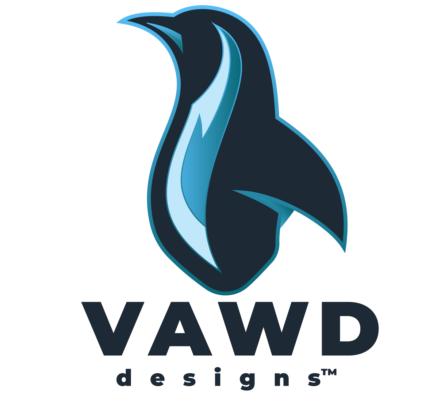 the logo for vawd designs