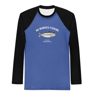 No Worries Fishing Men's Rash Guard