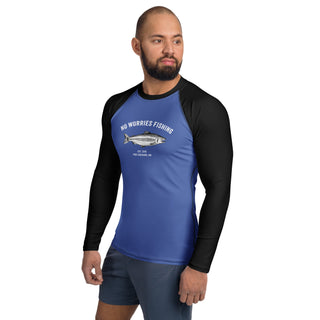 No Worries Fishing Men's Rash Guard