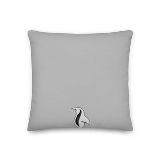 gray pillow with a truck and two cars