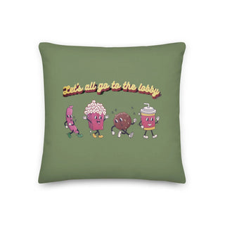 Let's All Go To The Lobby Premium Pillow