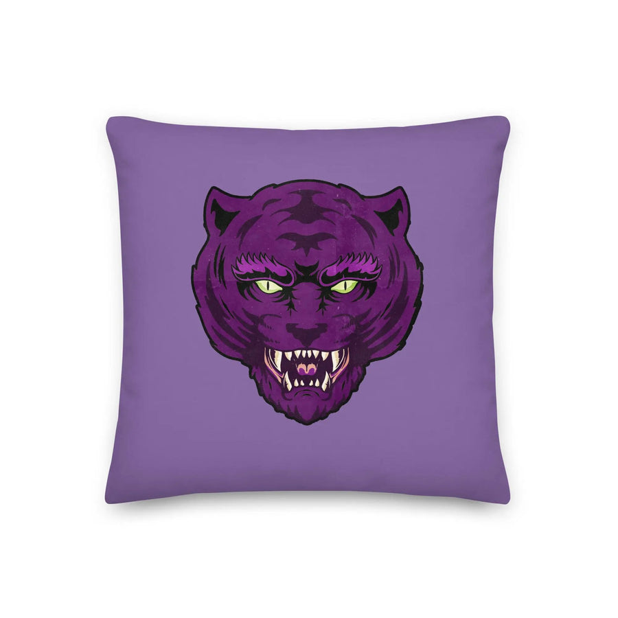 MOTU inspired Purple and Black Tiger Premium Pillow