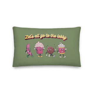 Let's All Go To The Lobby Premium Pillow