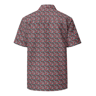 Skulls and Roses Unisex button shirt