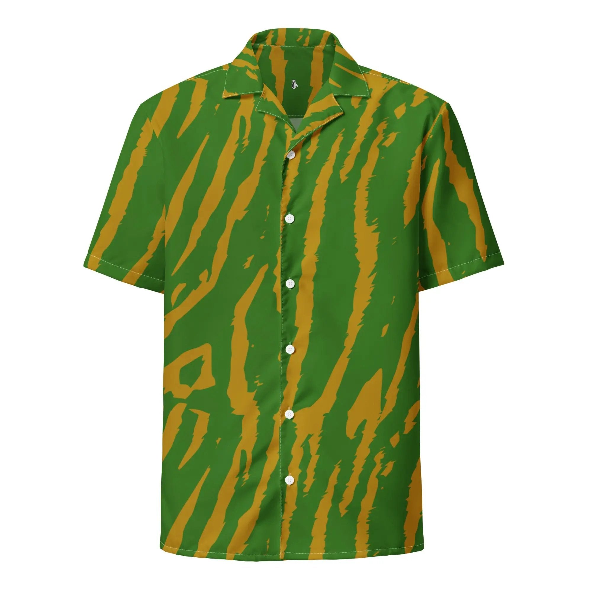 Cringer Tiger Print Unisex button shirt