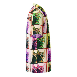 Warhol Cats Aloha Unisex button shirt