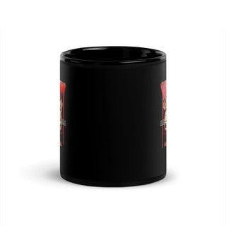Santa Carla Black Glossy Mug