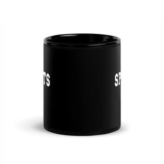 SPORTS! Black Glossy Mug