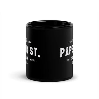 Paper Street Soap Co. Black Glossy Mug