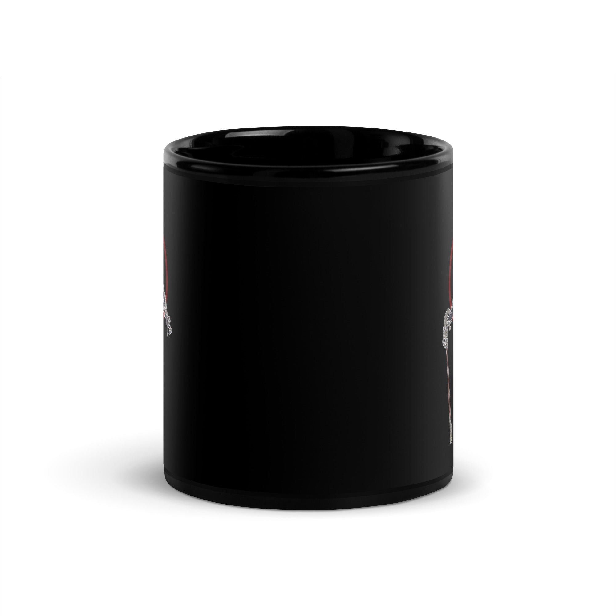 Hello, My Xeno Baby Black Glossy Mug